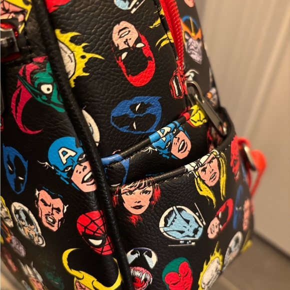 Funko Classic Marvel 80th Anniversary faux Leather Avengers Backpack - Picture 8 of 8